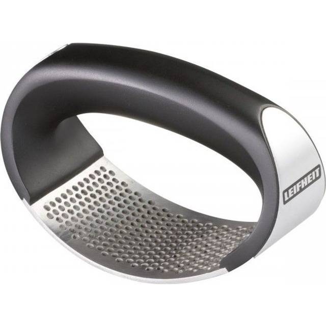 Leifheit Knobi King, Garlic Press, Stainless Steel Garlic Cutter, Dishwasher-saf