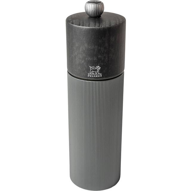 Peugeot Line Dark pepper mill 18 cm Wood-aluminum