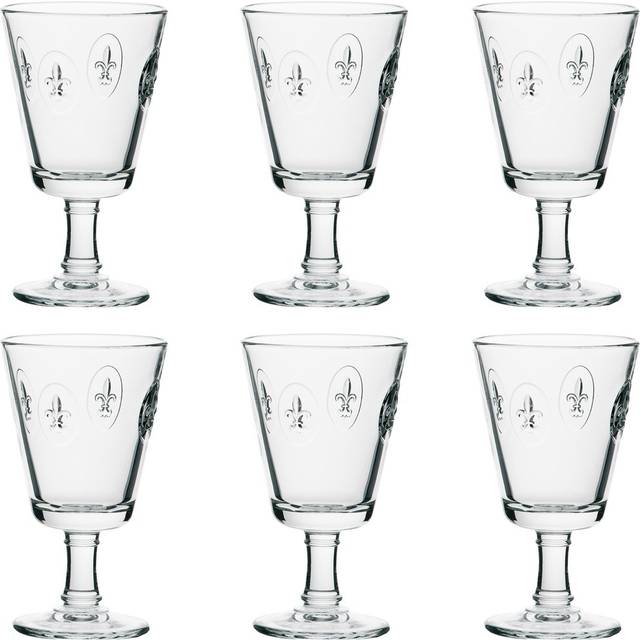 La Rochère Fleur de Lys wine glass 24 cl 6-pack Clear