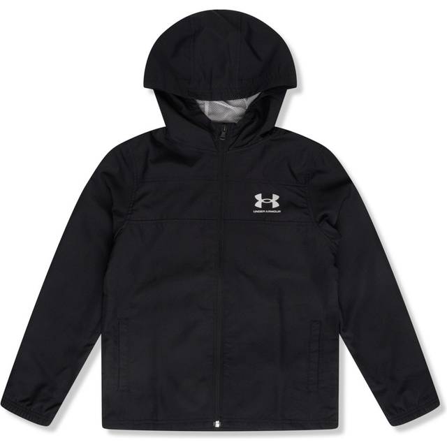 Under Armour Sportstyle Woven Unisex Jackets - Black - Size: 7 - 8 Years - Foot Locker