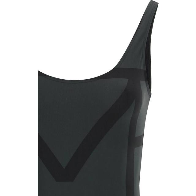 Monogram High-Leg One-Piece Swimsuit - BLACK MONOGRAM 925 - Small