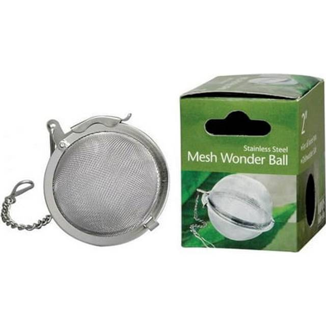 HIC Kitchen Mesh Ball Tea Infuser 18/8 Stainless Steel Mesh For Loose Leaf Tea and Mulling Spices