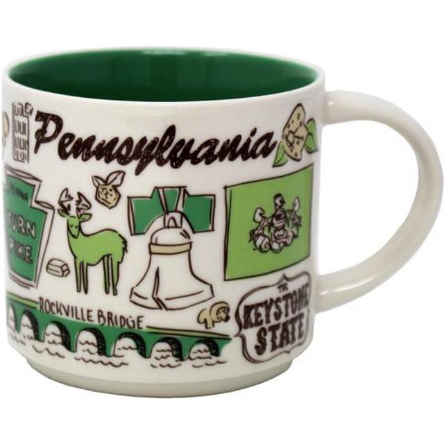 Starbucks ceramic Been There Series Pennsylvania Mug, 14 Oz