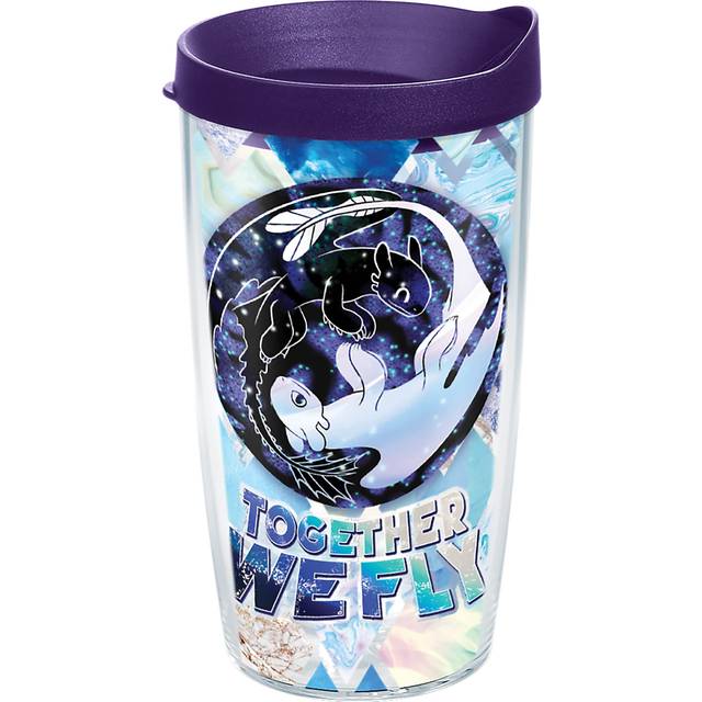 Tervis DreamWorks How To Train Your Dragon Made in USA Double Walled Insulated Tumbler Travel Cup Keeps Drinks Cold  Hot  16oz
