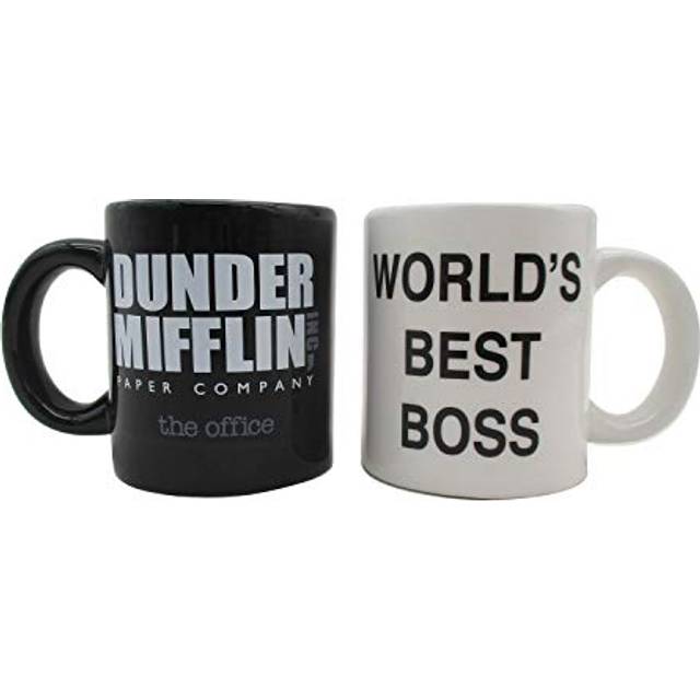 Silver Buffalo The Office Worlds Best Boss and Assitant to the Regional Manager ceramic Salt and Pepper Shakers