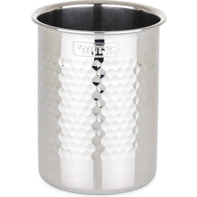 Viking Hammered Stainless Steel Utensil Holder