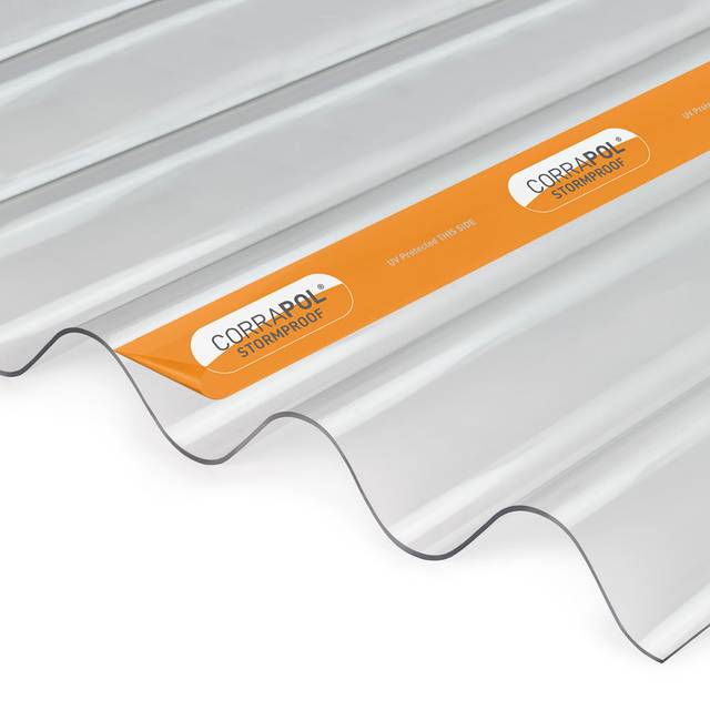 Corrapol Polycarbonate Stormproof Sheet - 2000mm