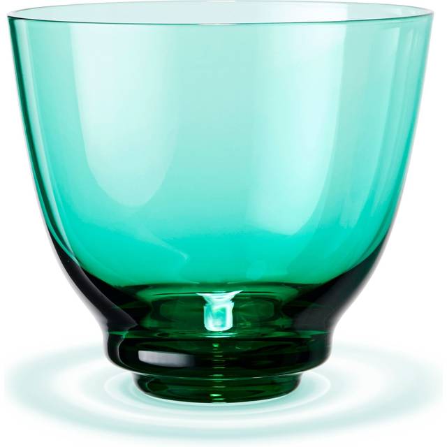 Holmegaard Flow vattenglas 35 cl Emerald green - Grön