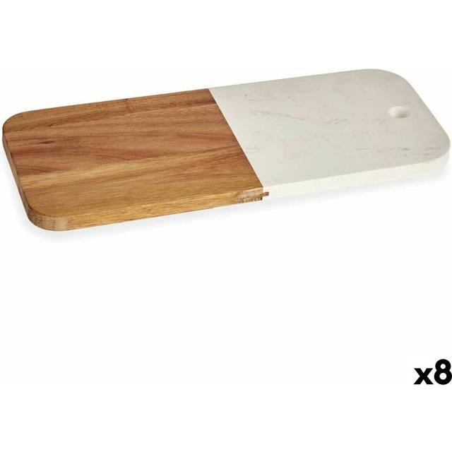 Skärbräda Kinvara 78374 Vit 18 x 1,5 x 38 cm (8 antal)