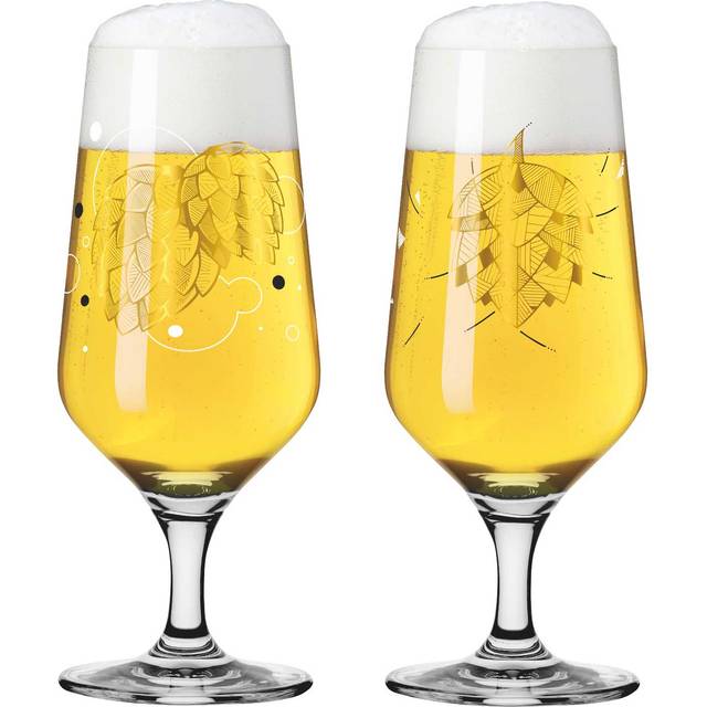 Brauchzeit Beer Glass 37 cl 2-pack, #1 & 2