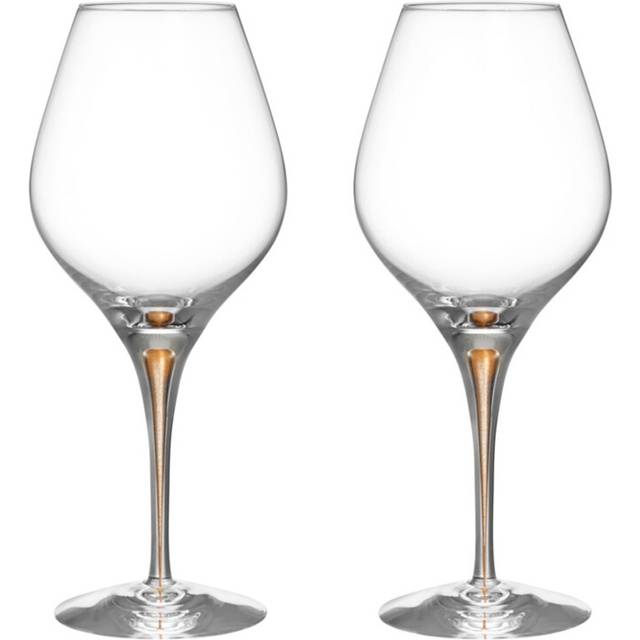 Orrefors Intermezzo Vinglas Aroma 2-pack 62 Cl Guld - Vinglas Munblåst Kristallglas Guld - 6577560