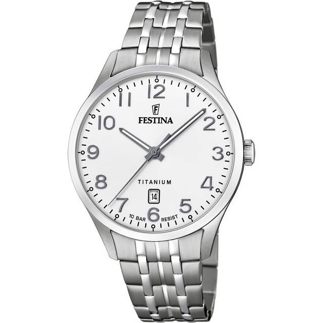 Festina herr analog kvartsklocka med titan armband F20466/1