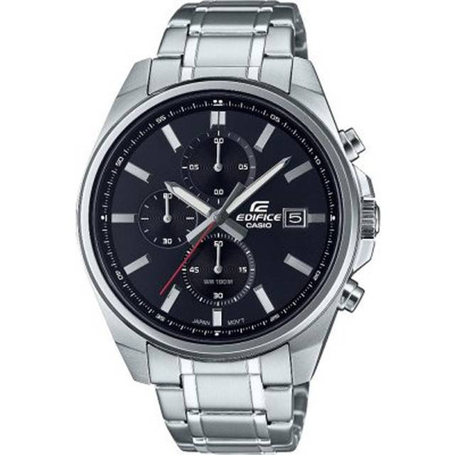 Casio Edifice Mens Silver Watch EFB-710D-1AVUEF Stainless Steel - One Size