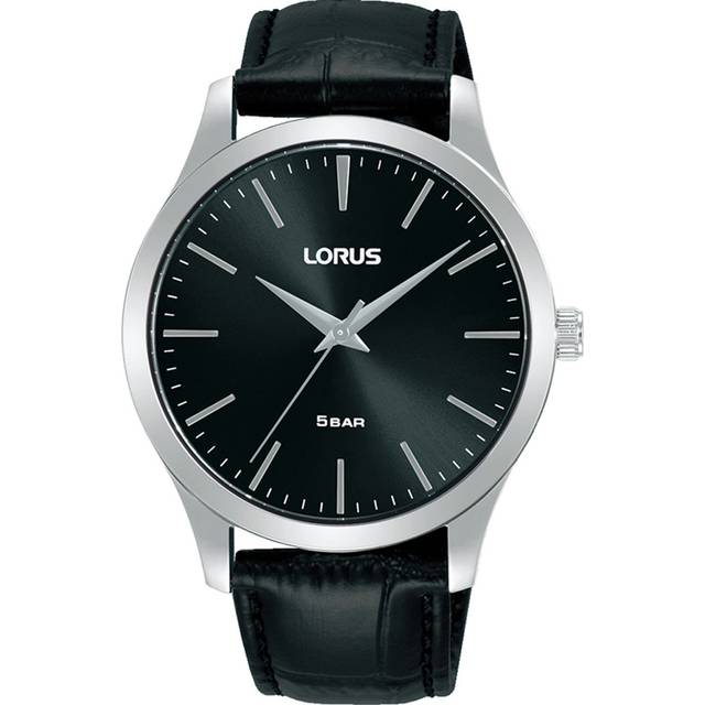 Lorus Men's Leather Strap Watch