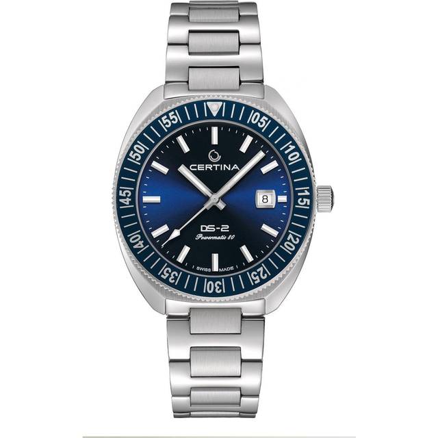 Certina DS-2 Men's Blue Dial & Stainless Steel Bracelet Watch