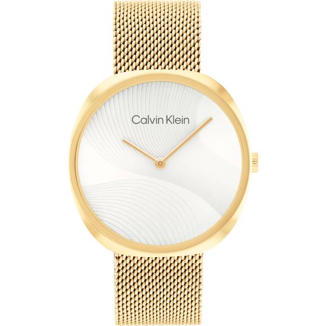 Calvin Klein Sculptural 25200246 - Dam - 37 mm - Analogt - Quartz - Mineralglas - Silver (18 mm)