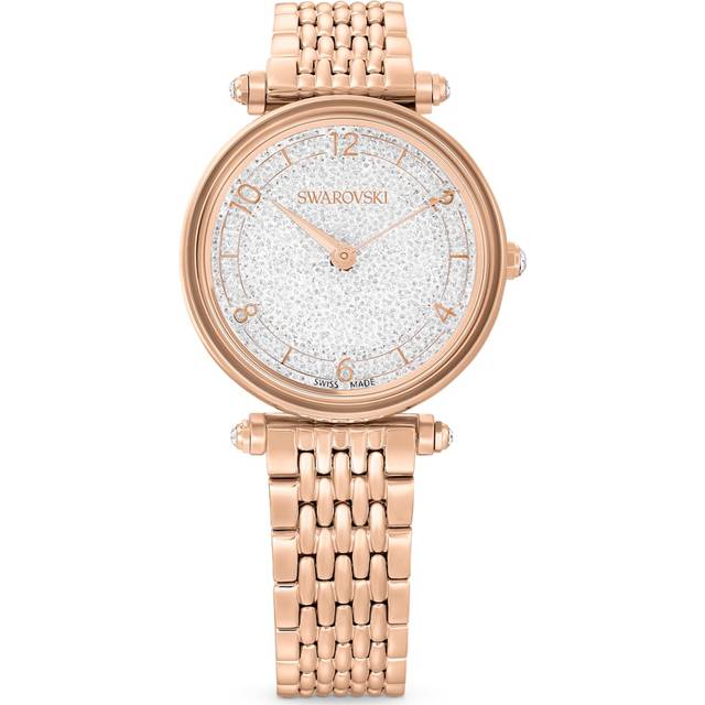 Swarovski Crystalline Wonder Rose Gold Metal Watch