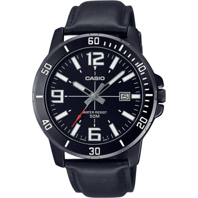Casio Enticer Analog Black Dial Quartz MTP-VD01BL-1B MTPVD01BL-1B Men's Watch
