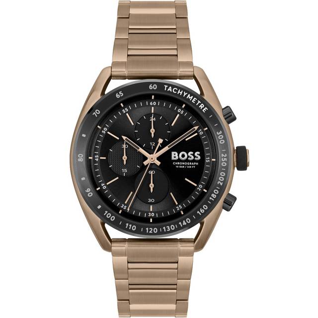 BOSS Center Court Men's Bronze-Tone Bracelet Watch