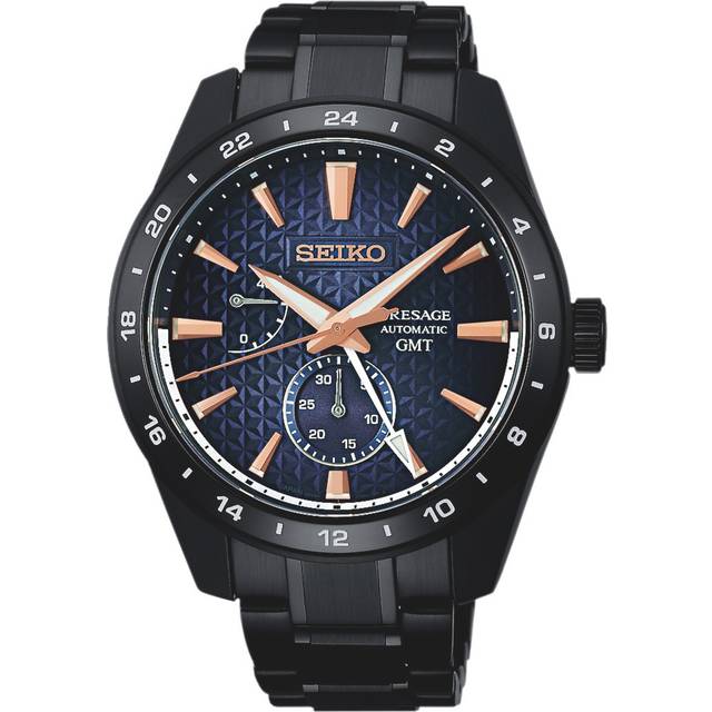 Seiko Presage Akebono Sharp Edged Series GMT Limited Edition Blue Dial Automatic SPB361J1 100M Men&#39;s Watch