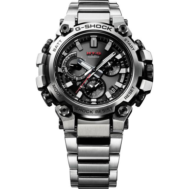 G-Shock MT-G 51.9mm Stainless Steel Solar Powered Men’s Watch