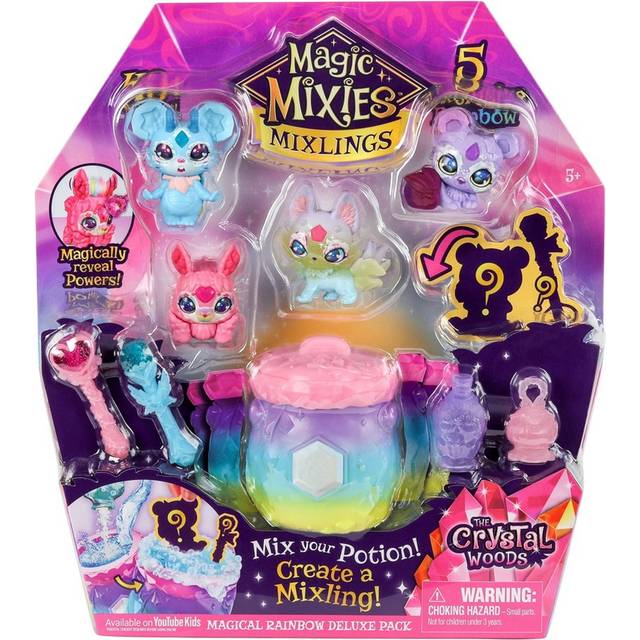 Mixlings Magical Rainbow Deluxe Pack Contains 5 Exclusive Mixlings With A Unique Rainbow Magical Power Including 1 Mystery Mixling to Reveal From Its