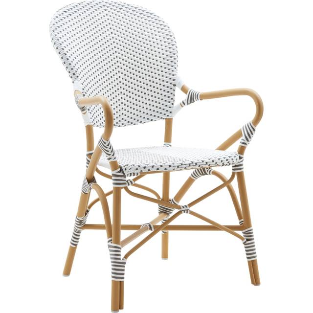 Sika-Design Isabell Exterior Cafe Chair with Armrest Almond