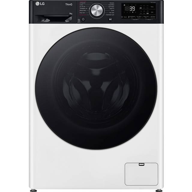 LG Counter-Depth MAX F2Y709WBTN1 WiFi-enabled 9 kg 1200 Spin Washing Machine - White, White