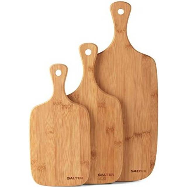 Salter Bamboo Serving & Charcuterie Chopping Board Set Of 3