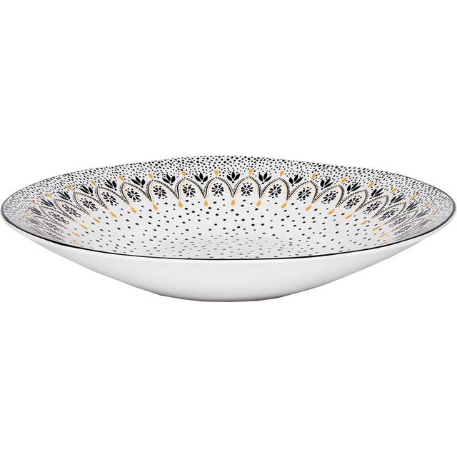 Sara Miller Artisanne Noir Mandala Large Serving Bowl