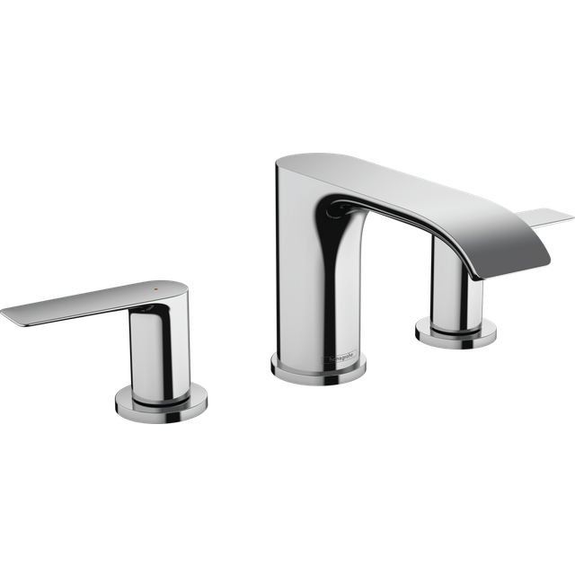 Hansgrohe Vivenis Chrome 3-Hole Basin Mixer Tap 90 With Pop-Up Waste