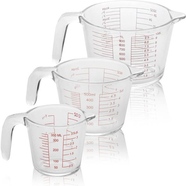 Glass Measuring Jugs - Set of 3 | M&W