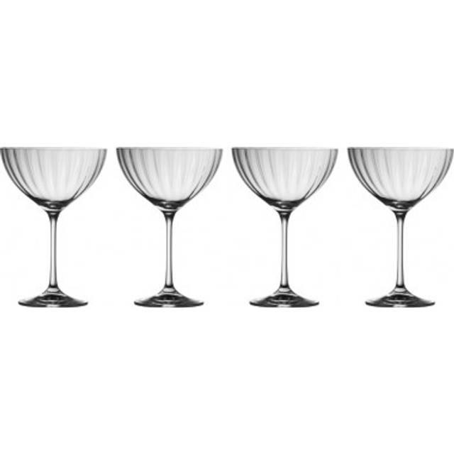 'Erne' Saucer Champagne Set of 4 - White - One Size