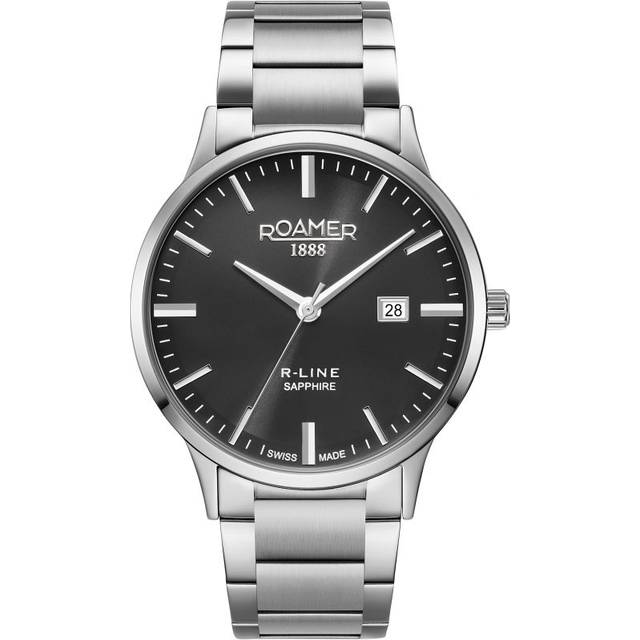 Roamer 718833 41 55 70 R-Line Classic Black Dial Watch - W60155