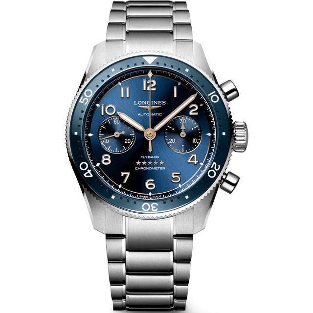 Spirit Flyback 42mm Stainless Steel Blue Sunray Dial