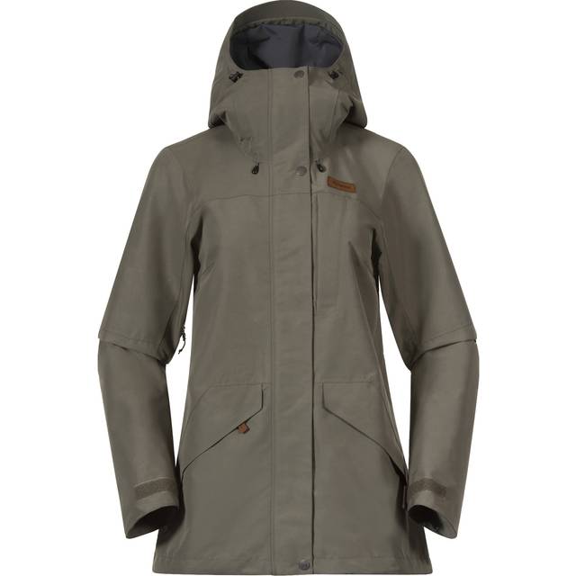 Bergans Women's Nordmarka 2L Shell Jacket Green Mud, XS