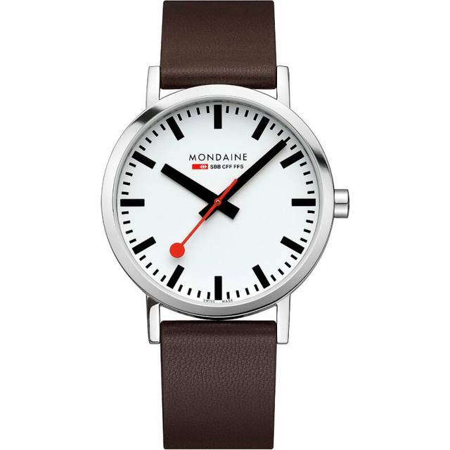 Mondaine A660.30360.11SBGV Herrenuhr Classic SBB vegan 40mm 3ATM