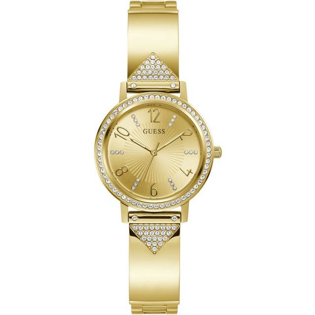 Ladies Tri Luxe Stainless Steel Gold Tone Watch GW0474L2
