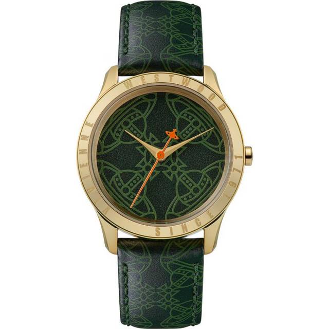 Vivienne Westwood Berkeley Green Dial Leather Strap Ladies Watch VV268GRGD
