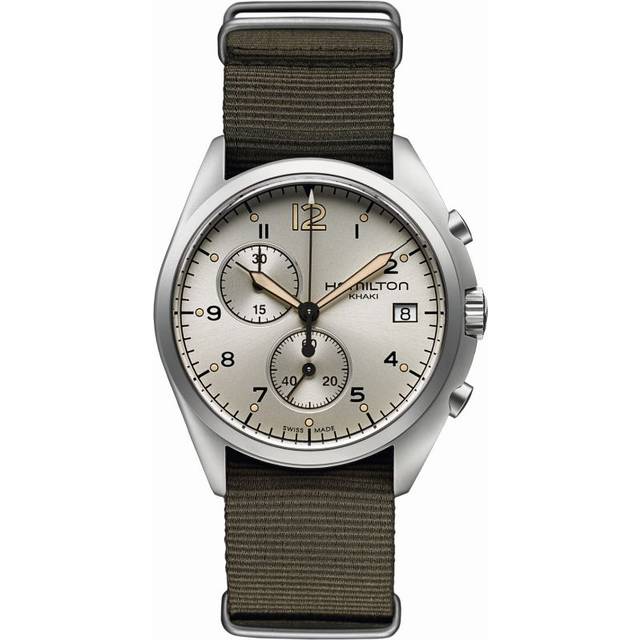 Hamilton Watch Khaki Aviation Pilot Pioneer Chrono - Silver