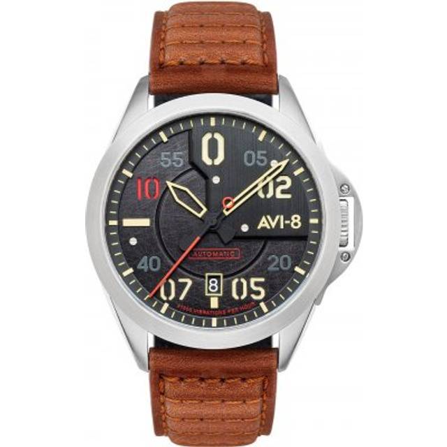 AVI-8 Watch P-51 Mustang Hitchcock Automatic Meadow Brook - Black