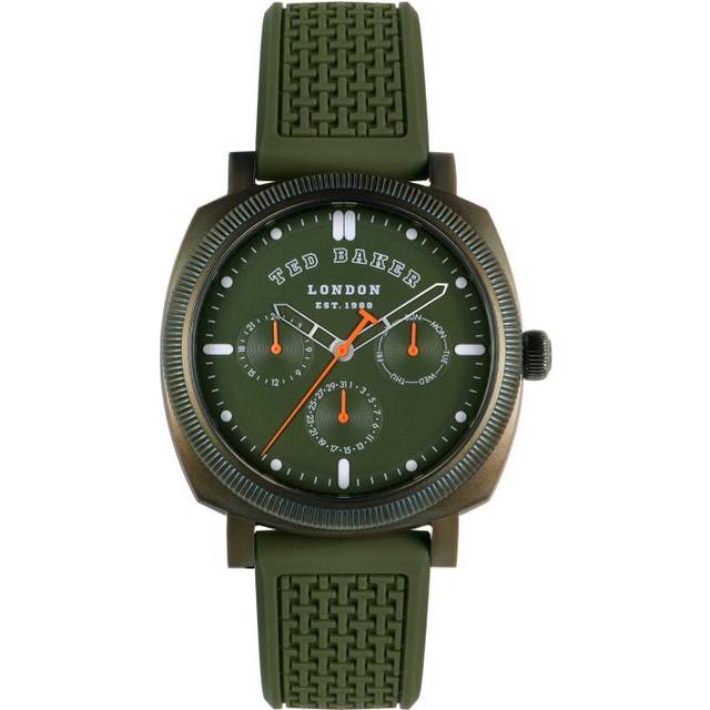 Ted Baker Caine Urban Gents Green Dial 44mm Watch Bkpcns309