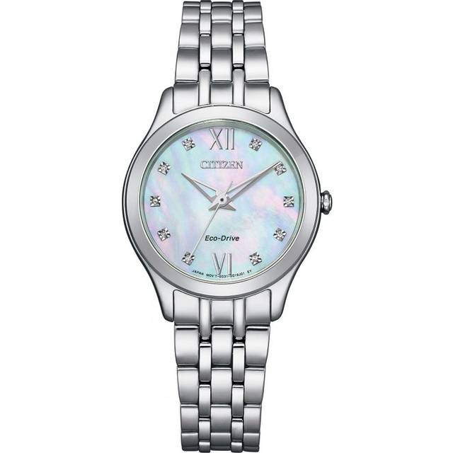 Citizen Silhouette Mother Of Pearl Eco Drive Watch EM1010-51D - Mother of Pearl