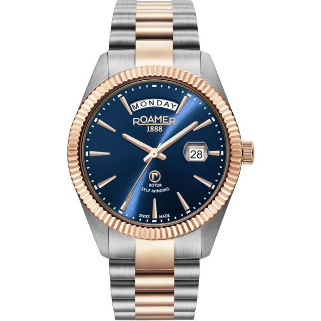 Roamer 981662 47 45 90 Primeline Daydate Two Tone Watch - W60147