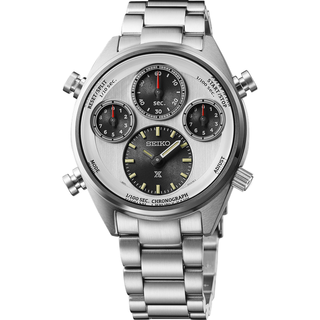 Seiko Prospex Speedtimer 110th Anniversary Solar Watch SFJ009P1 - Silver