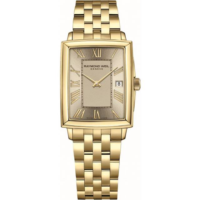 Raymond Weil Men's Toccata 34 Date Bracelet Strap Watch, Gold