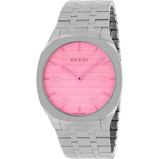 Gucci YA163410 25H 38 mm Watch - Pink