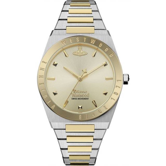 Vivienne Westwood Charterhouse 39.5mm Stainless Steel and Yellow Gold Tone Ladies Watch