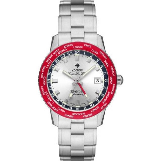 Zodiac Watch Super Sea Wolf World Time GMT