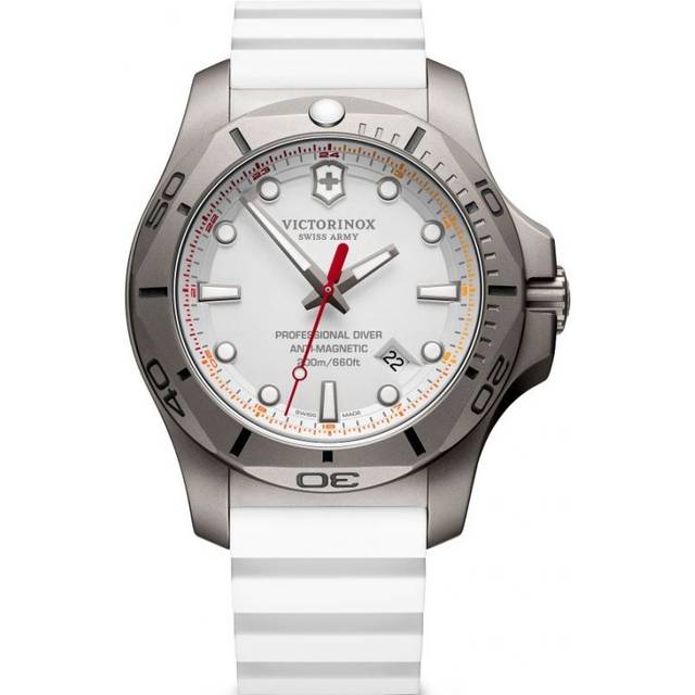 Victorinox Swiss Army Watch I.N.O.X. Professional Diver Titanium - White